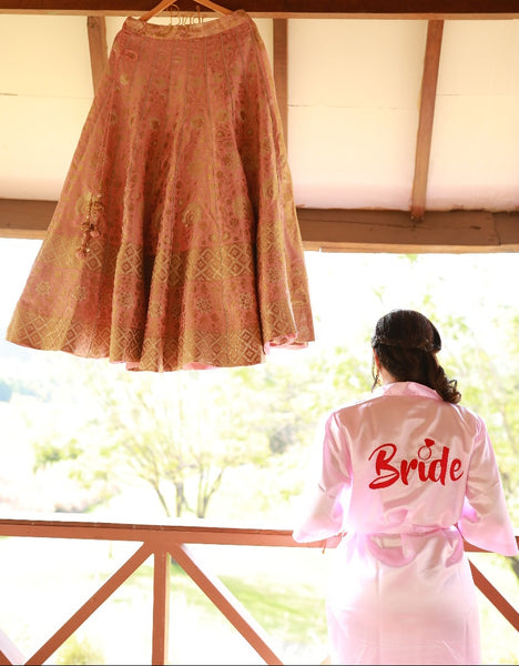 Bride Robe - Baby Pink